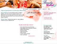 website design beauty mahal