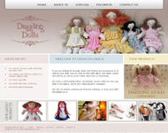 website design dazzlingdolls