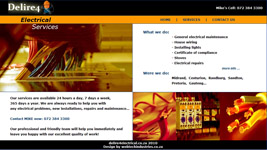website design delire4electrical